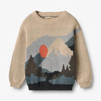Maglione girocollo jacquard William