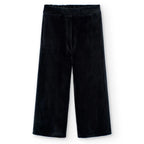 Pantaloni velluto a palazzo nero