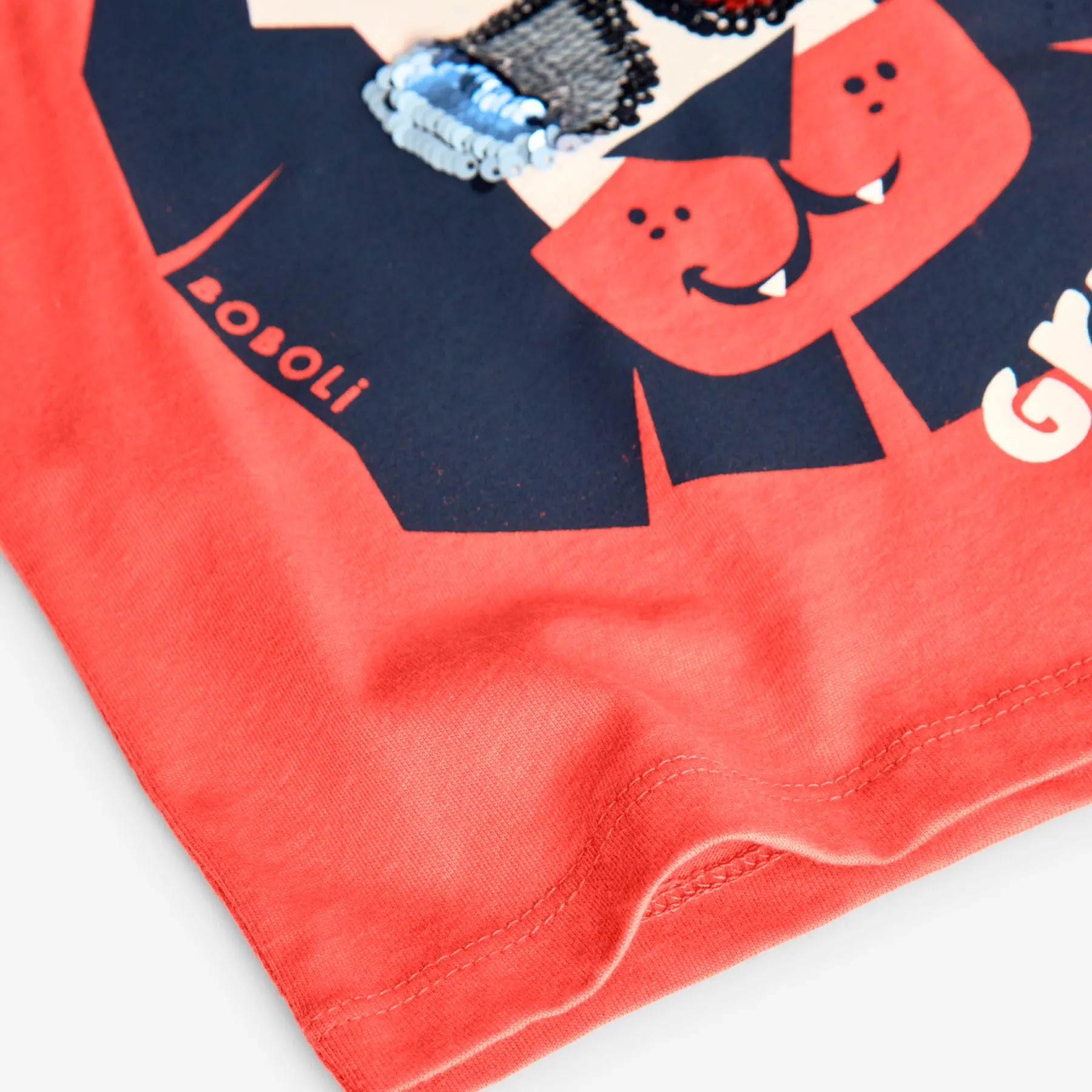 T-shirt mezza manica leone GRRRR