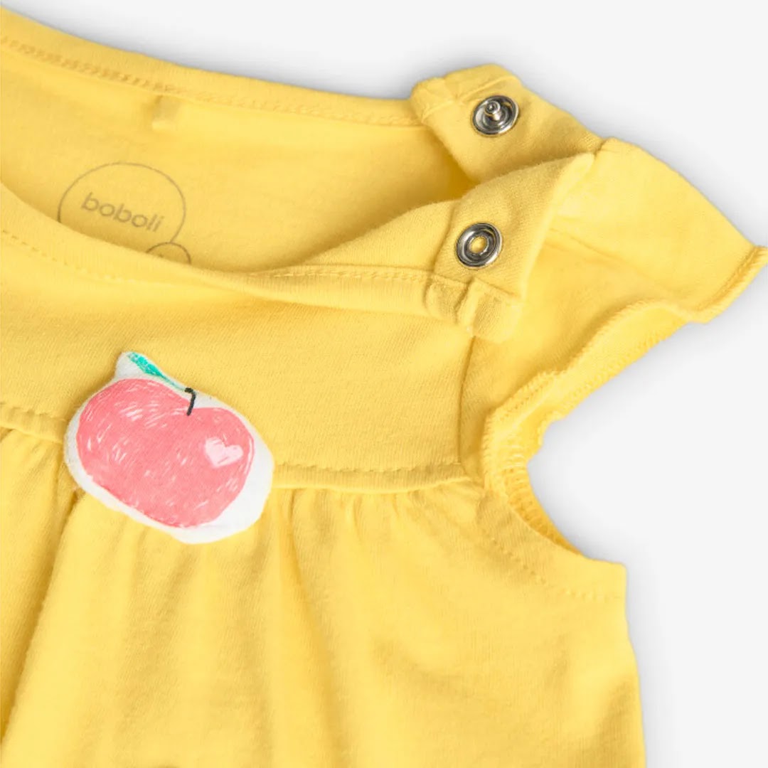 Pagliaccetto giromanica giallo sweet and cool