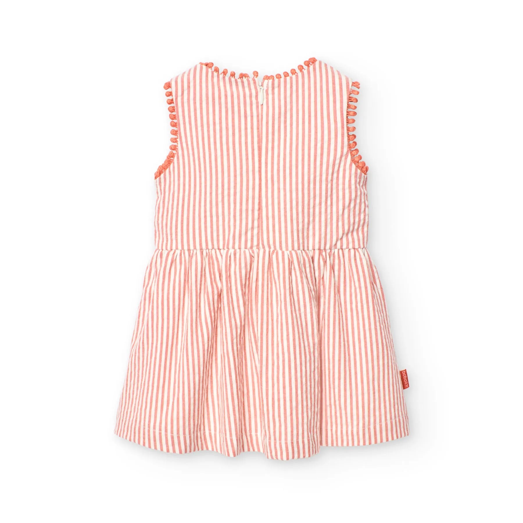 Vestito a righe giromanica