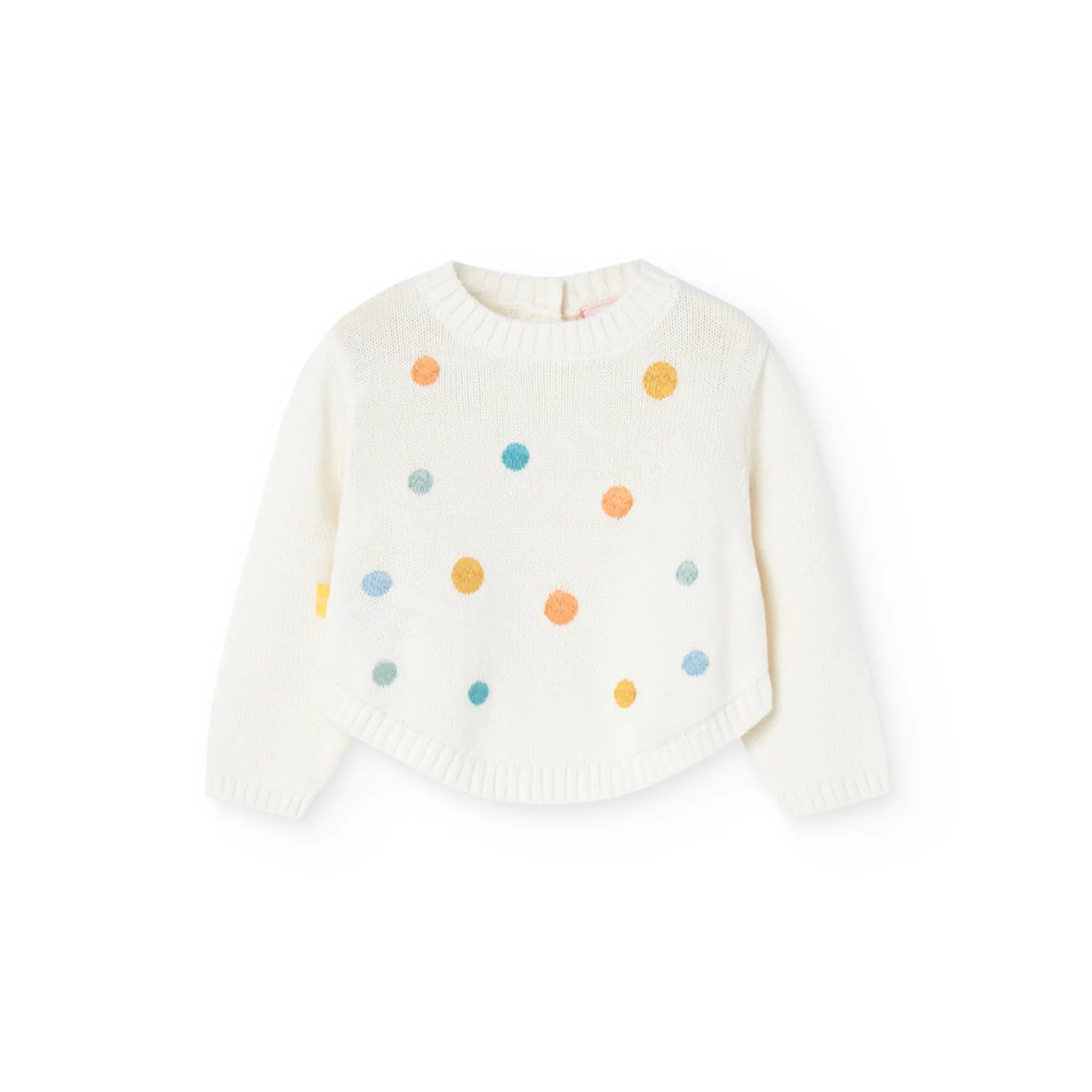 Completo maglione leggero pois e pantalone jeans