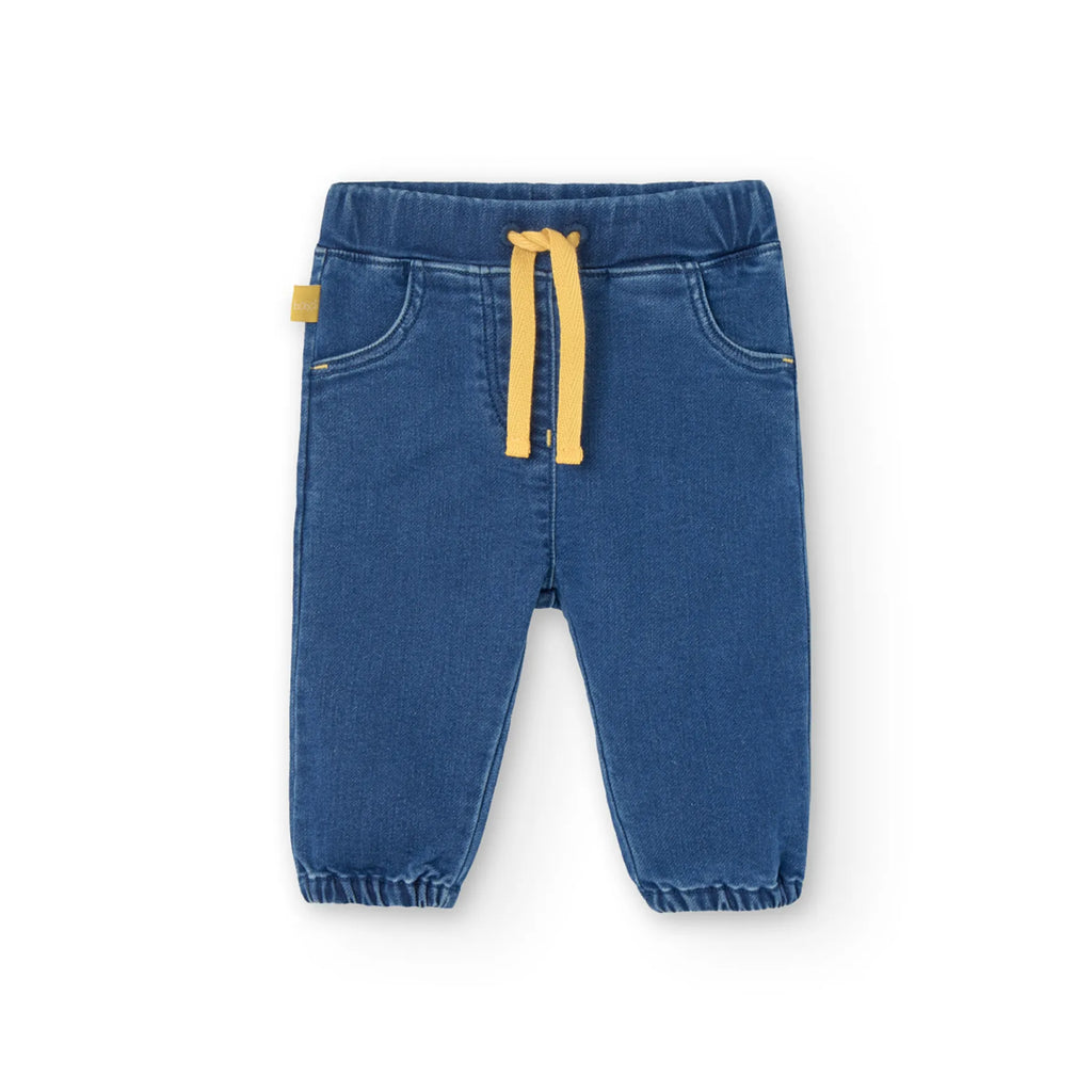 Completo maglione leggero pois e pantalone jeans