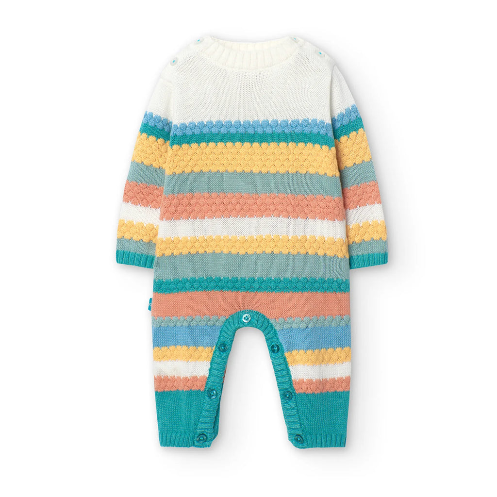 Tutina a maglia a righe