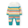 Tutina a maglia a righe