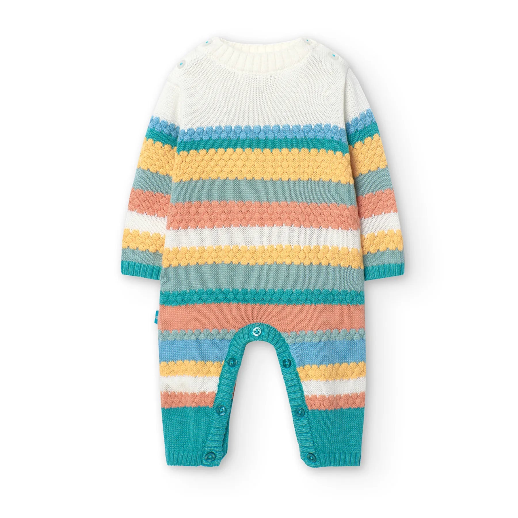 Tutina a maglia a righe