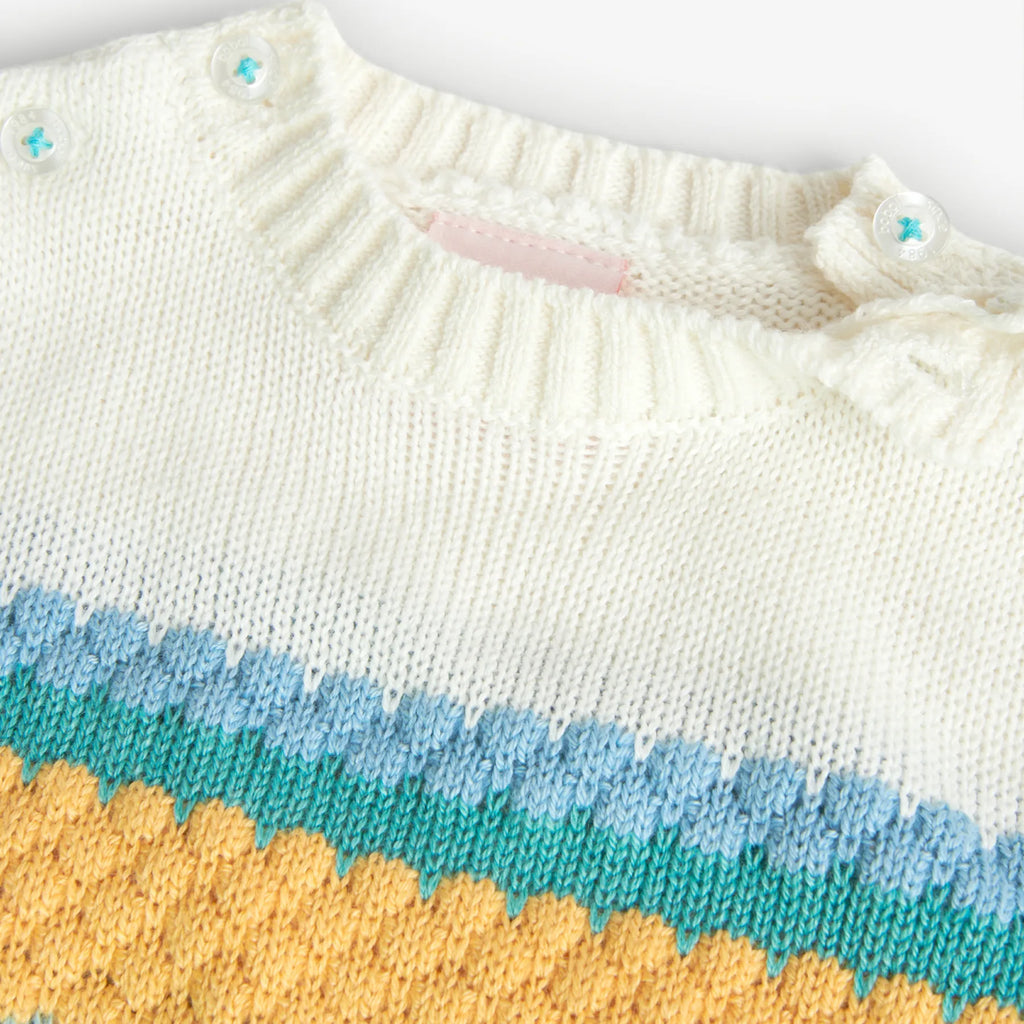 Tutina a maglia a righe