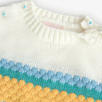 Tutina a maglia a righe