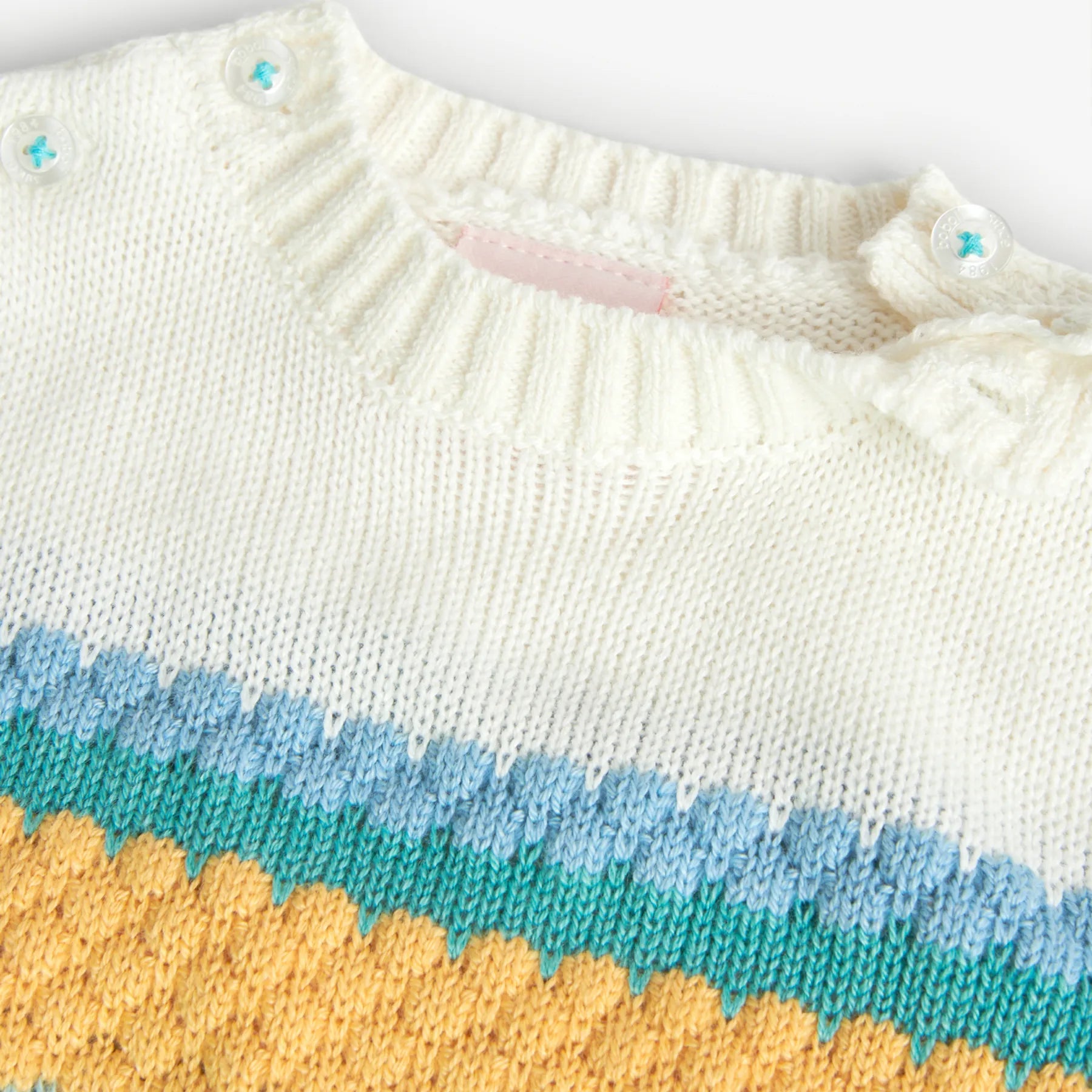 Tutina a maglia a righe