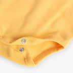 Completo neonato salopette e body giallo