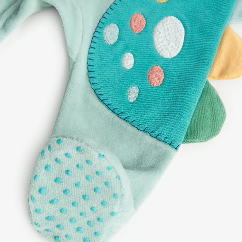 Tutina ciniglia dino con squame 3D