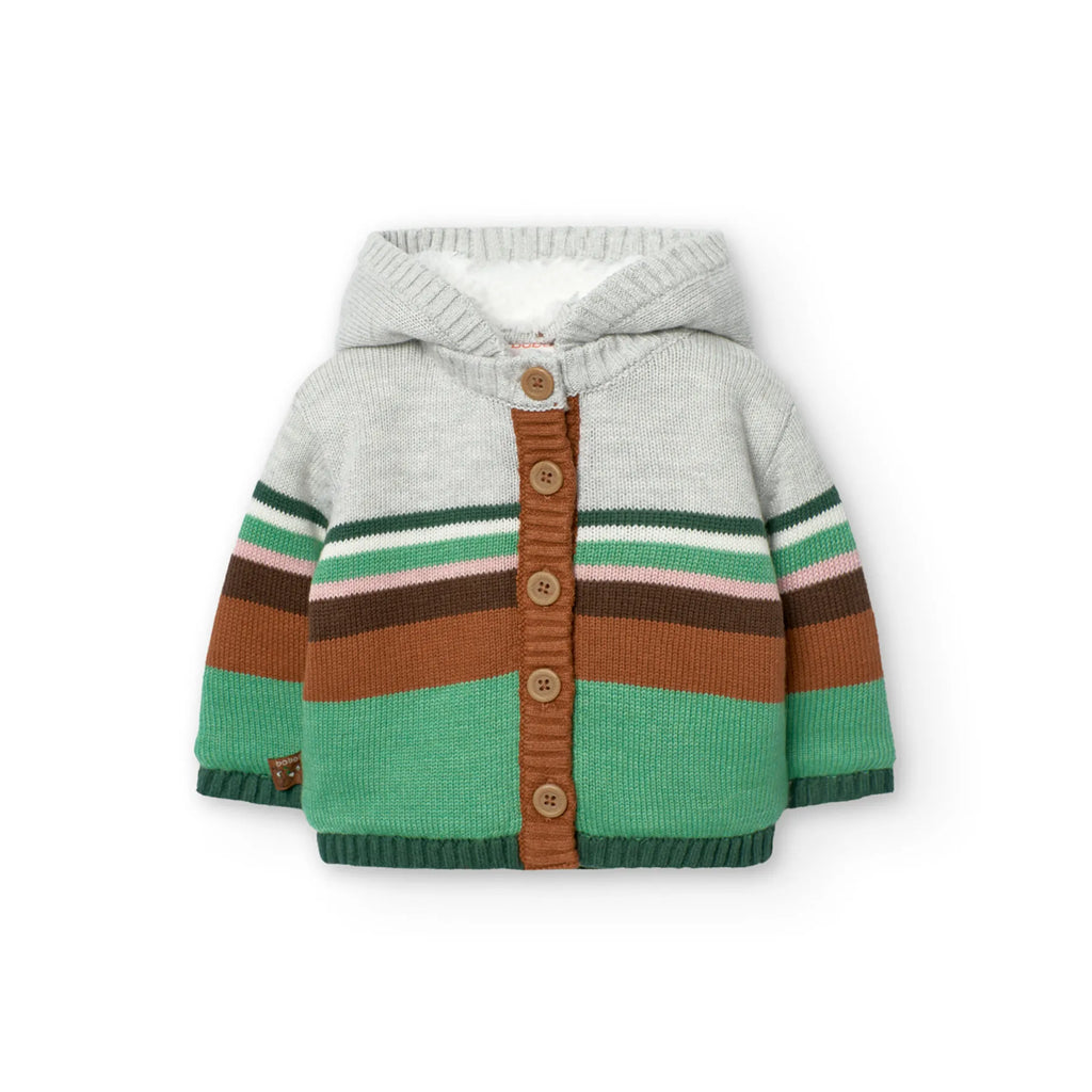 Cardigan con orecchie da volpe