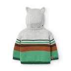 Cardigan con orecchie da volpe