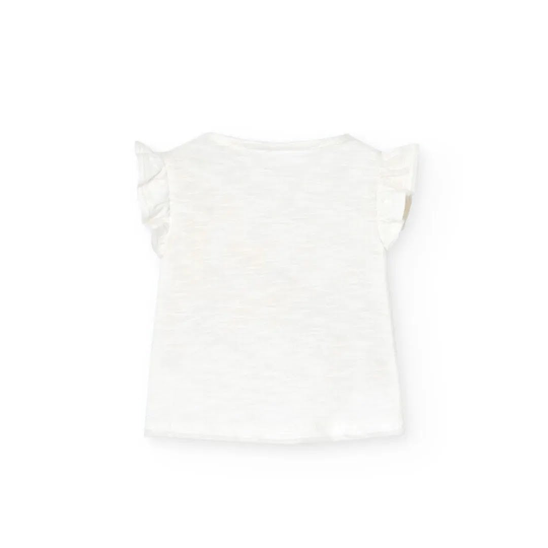 Completo t-shirt giromanica e leggings millerighe