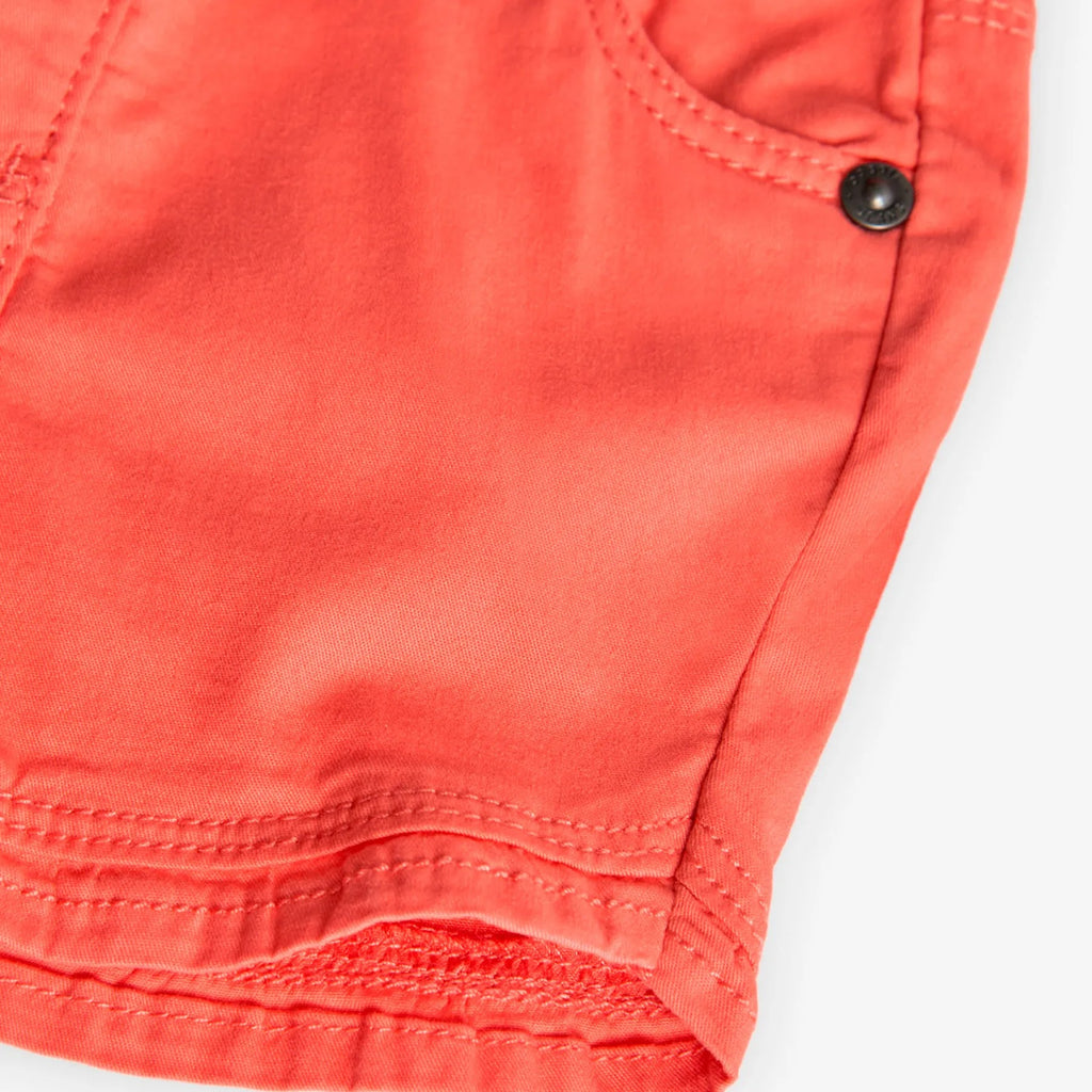 Shorts melone orlo volant