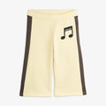 Pantalone tuta a palazzo Note giallo chiaro