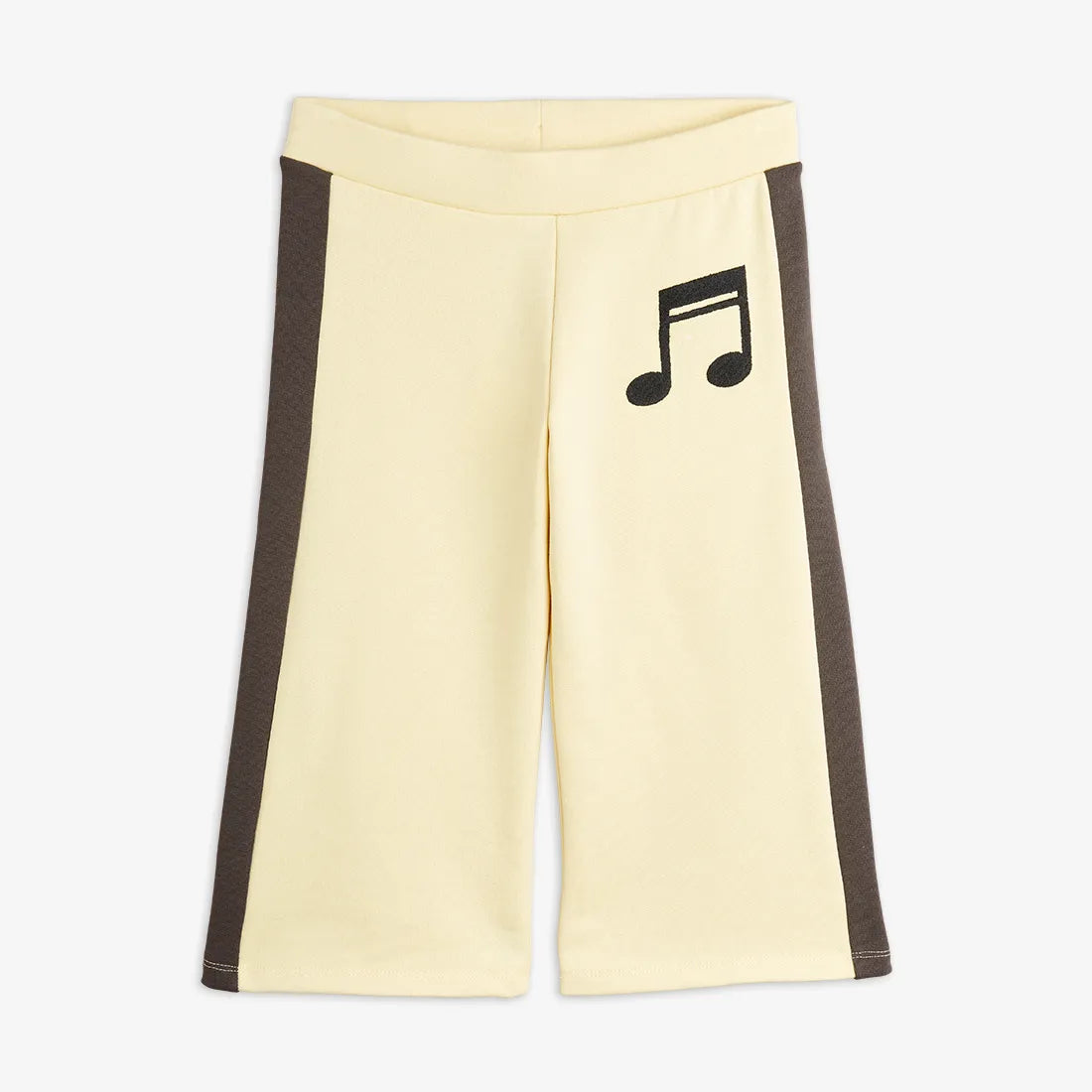 Pantalone tuta a palazzo Note giallo chiaro