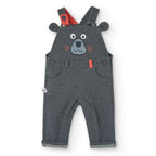 Completo neonato body e salopette orso