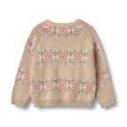 Maglione girocollo jacquard Alberte