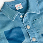 Camicia denim blu slavato