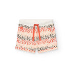 Shorts felpa stampa geometrica