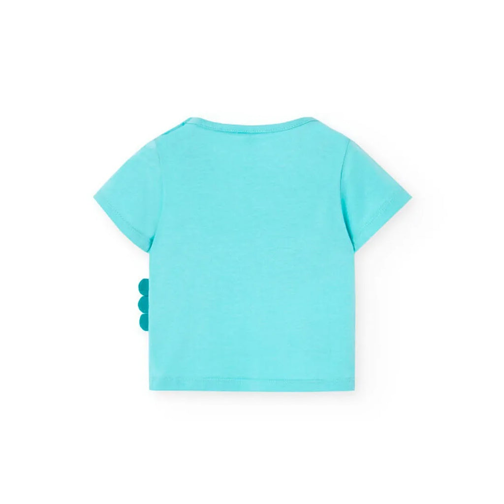 Completo t-shirt mezza manica e pantaloncino camaleonte