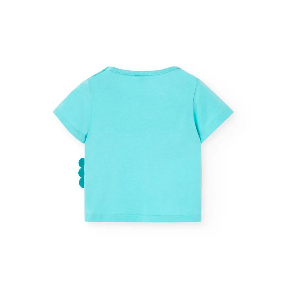 Completo t-shirt mezza manica e pantaloncino camaleonte