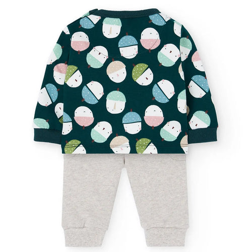 Completo maglia e pantalone neonato gnomi