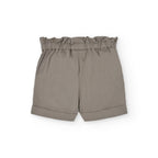 Shorts kaki vita a sacchetto