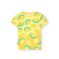 T-shirt mezza manica gialla/rosa/rossa