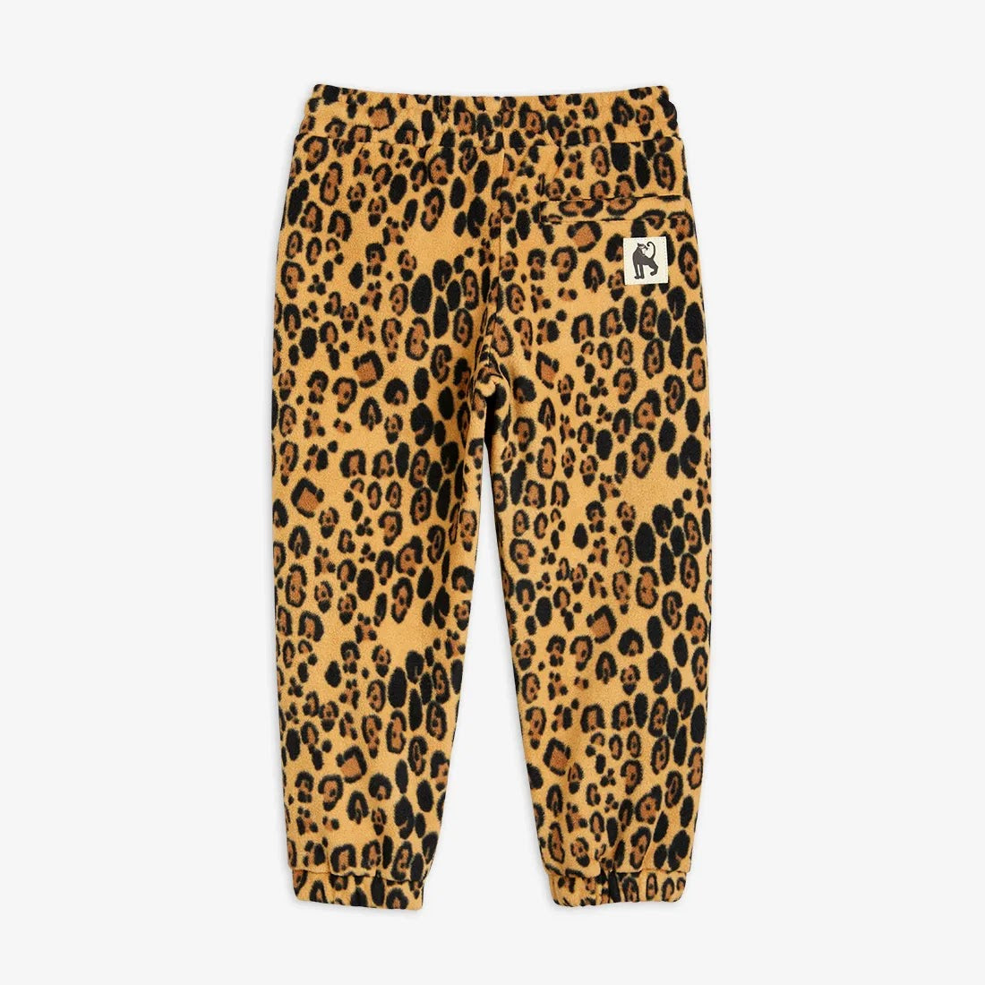 Pantaloni in pile leopardato