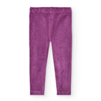 Leggings velluto a coste viola