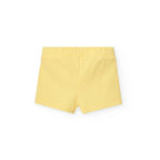 Shorts giallo con bottoni