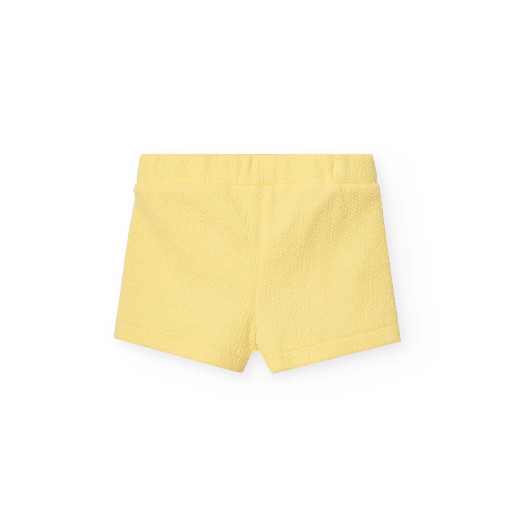 Shorts giallo con bottoni