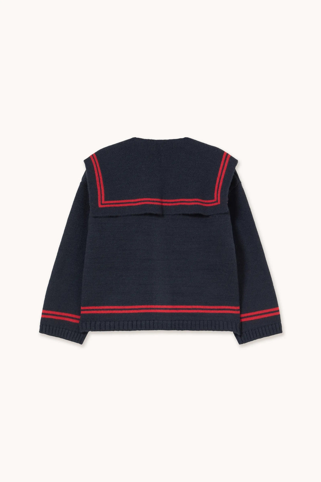 Cardigan colletto ampio marinaro