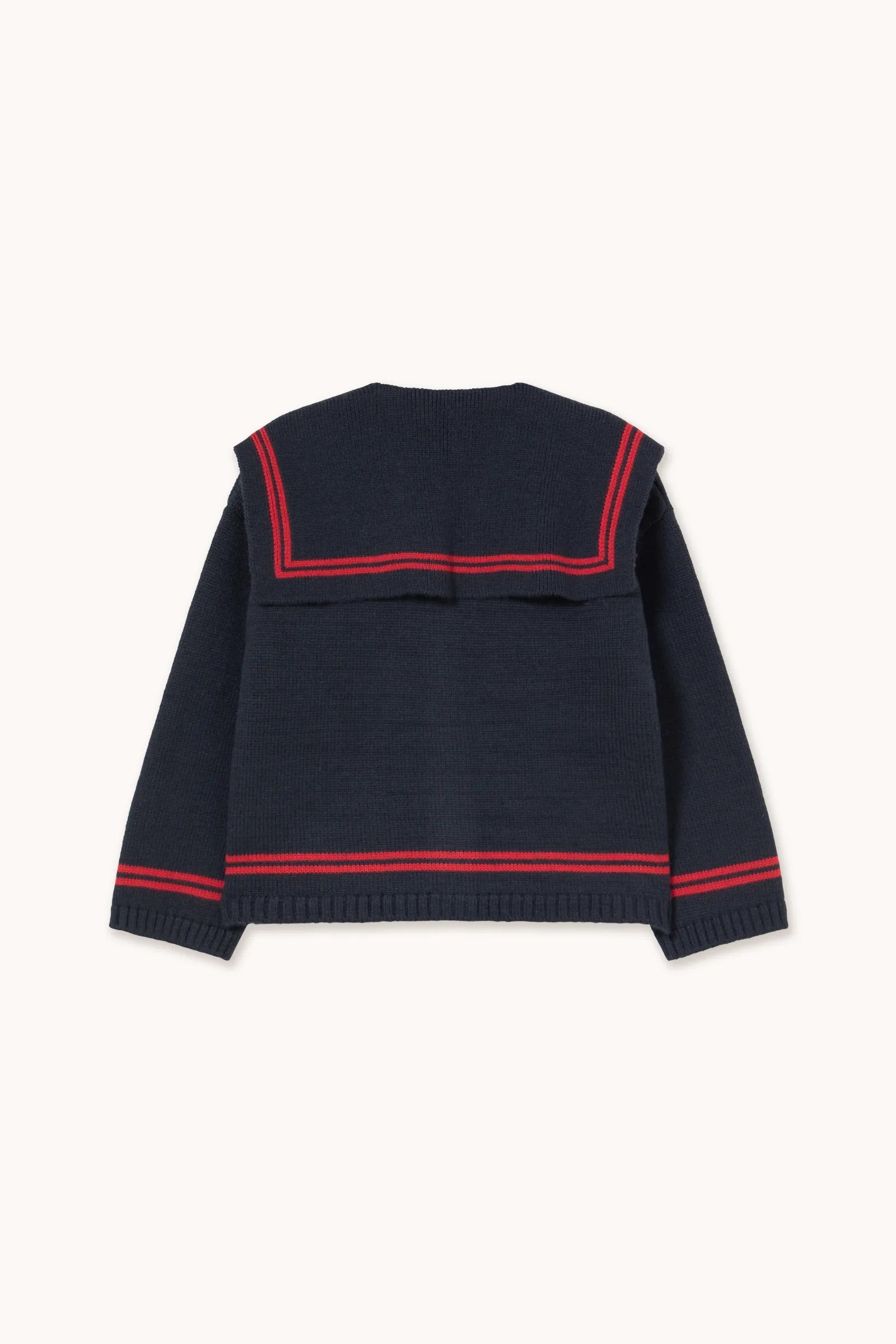 Cardigan colletto ampio marinaro