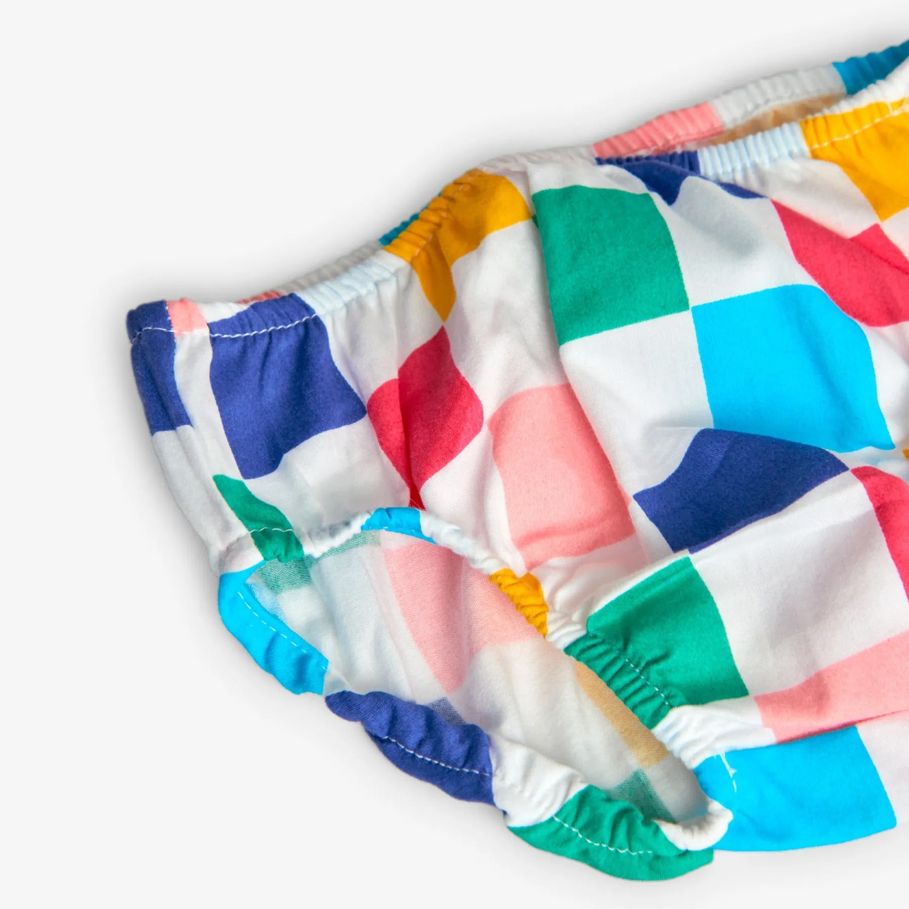 Vestito mezza manica scacchi colorati