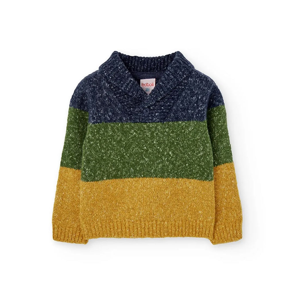 Maglione bambino collo a barca