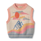 Gilet jacquard Maria