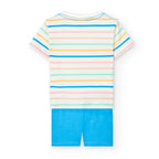 Completo t-shirt mezza manica e pantaloncino sun & surf