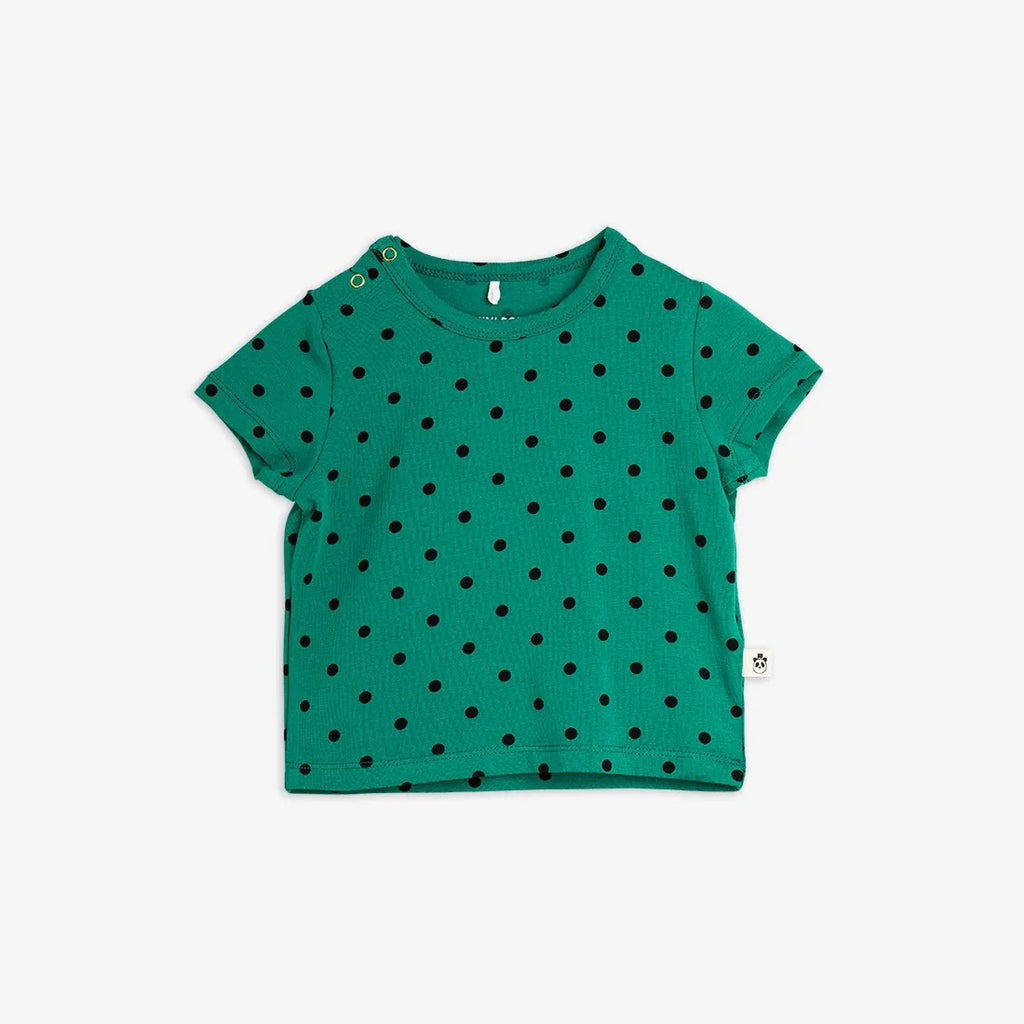Maglietta a pois verde