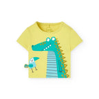 Completo t-shirt mezza manica e pantaloncino coccodrillo
