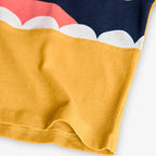 T-shirt mezza manica che sorride giallo kiwi