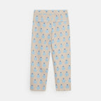 Pantalone chino con stampa mela topo