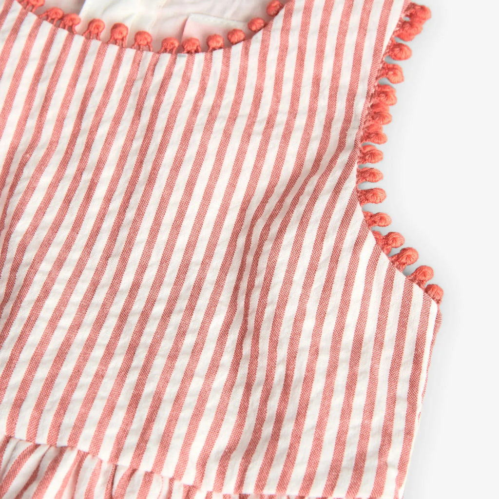 Vestito a righe giromanica