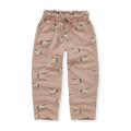Pantaloni chino paperbag stampa cavalli