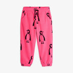 Pantaloni in pile Penguin rosa