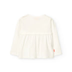T-shirt manica lunga con dettaglio paillettes