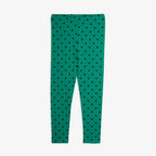Leggings a pois verde