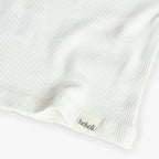 T-shirt mezza manica neonati bianca a costine